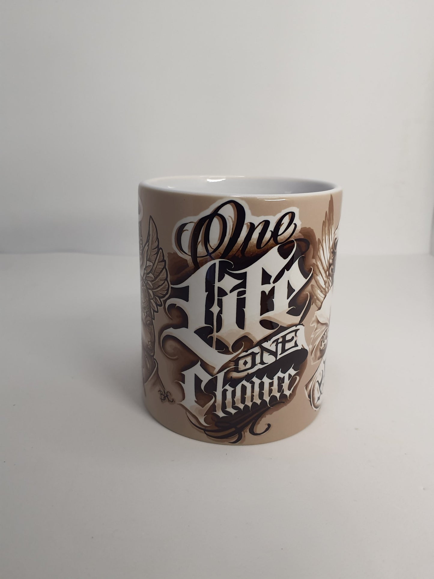 Taza Tattoo One Life One Chance