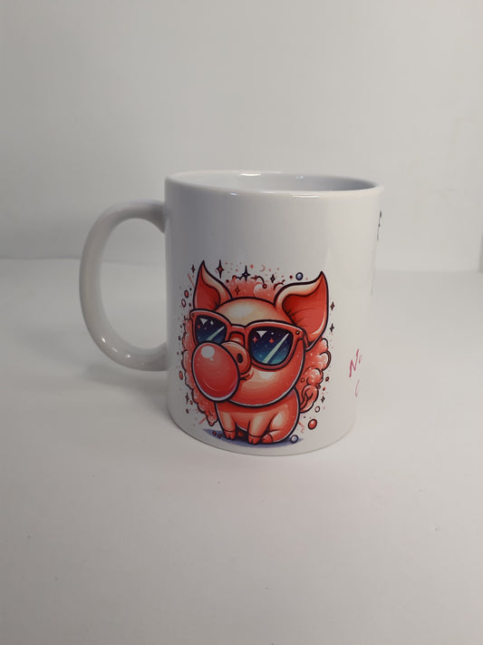 Taza divertida "Esta taza tiene dueño"