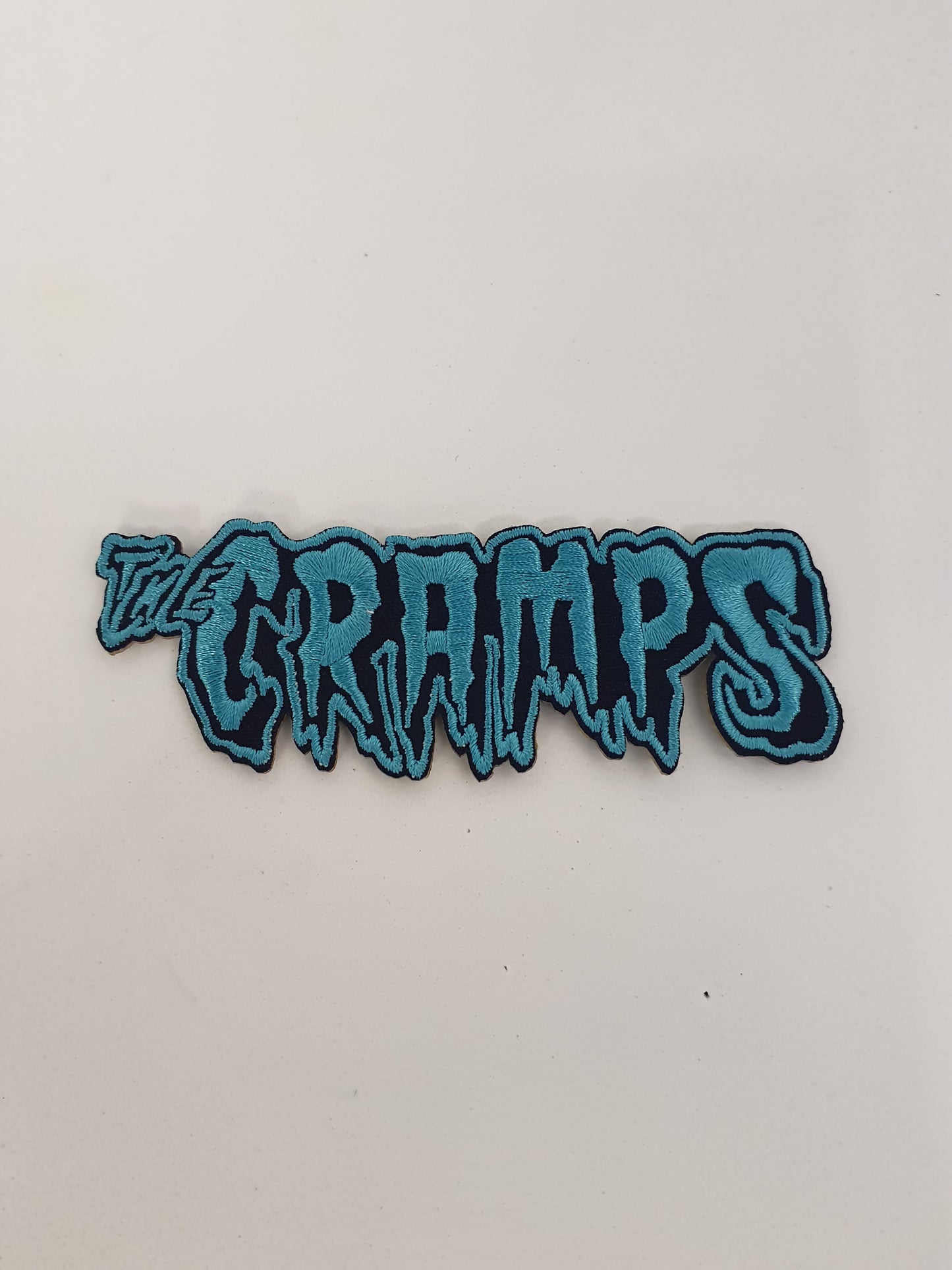 Parche retro vintage bordado a mano cramps