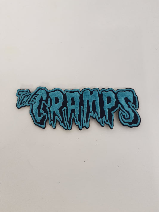 Parche retro vintage bordado a mano cramps